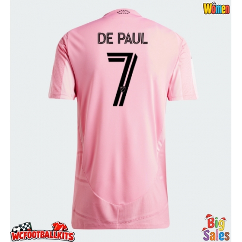 Inter Miami Rodrigo De Paul #7 Replica Home Stadium Shirt for Women 2026-27 Short Sleeve